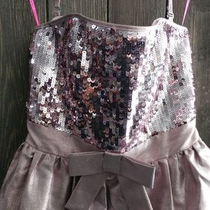 •Betsy Johnson Metallic Cocktail Dress